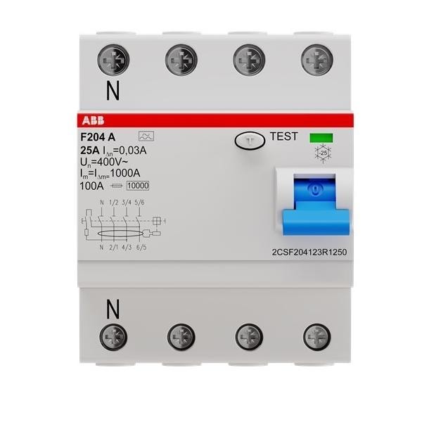 ABB Stotz S&J FI-Schutzschalter F204A-25/0,03L 2CSF204123R1250