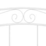 thumbnail of vidaXL Bett Weiß Metall 200x200 cm