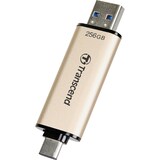 thumbnail of Transcend JetFlash 930C USB-Stick 256 GB Gold TS256GJF930C USB 3.2 Gen 1, USB-C?