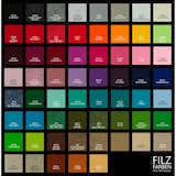 thumbnail of BIASTO - Premium Filz Untersetzer - rund 10cm - Farbe: türkis (HF019). Design Glas-Untersetzer für Getränke, Tisch, Bar, Tasse, Vase