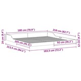 thumbnail of vidaXL Bedframe Bruin 180 x 210 cm Massief grenenhout