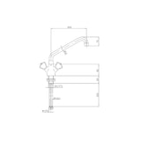 thumbnail of Combisteel Mischhahn mit 1 Loch Auslaufhahn