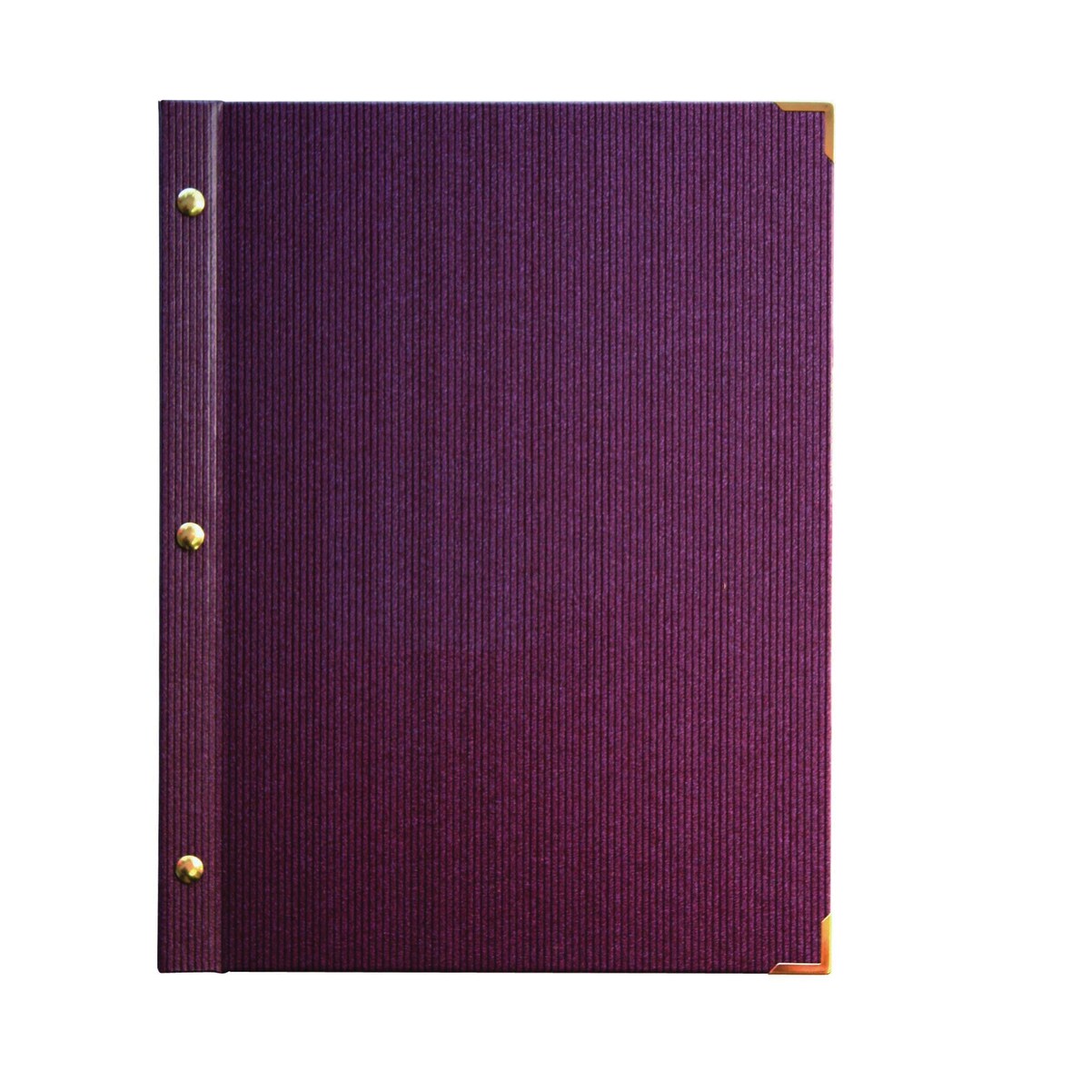 Protège-Menu / Carte des vins « Linéa » Sans marquage 18,5 x 23,5 cm Bordeaux