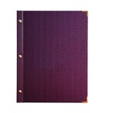 thumbnail of Protège-Menu / Carte des vins « Linéa » Sans marquage 18,5 x 23,5 cm Bordeaux