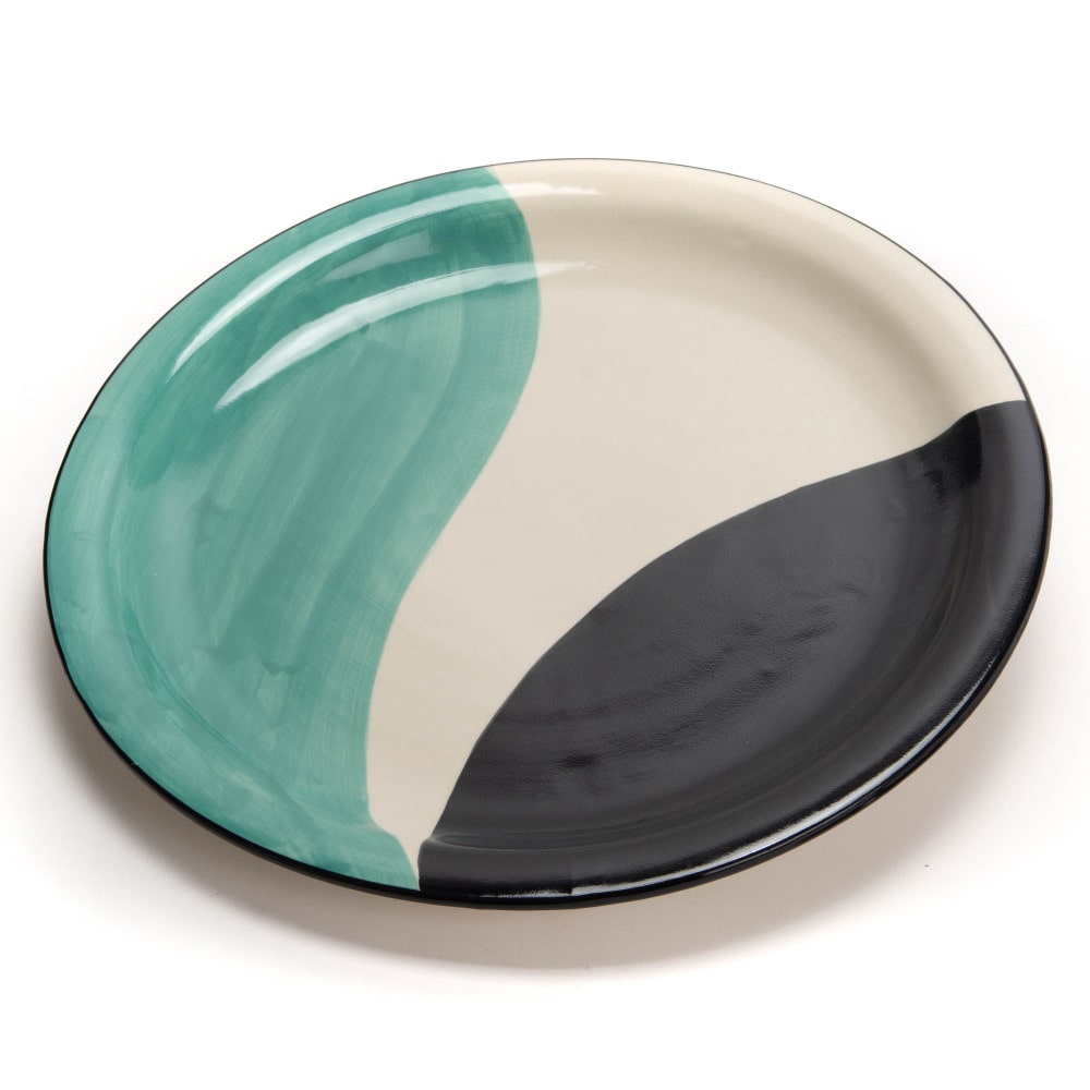 Assiette de présentation Peps 35 cm -  Multicolore Rond Grès Amadeus 35.00x35.00 cm