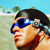 thumbnail of Lecteur MP3 Étanche IPX8 Avec Clip Et Écouteurs FM 4GB Bleu Sport Plongée Or YONIS