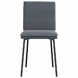 thumbnail of vidaXL Esszimmerstühle 6 Stk. Dunkelgrau Samt