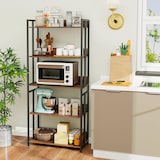 thumbnail of Estante COSTWAY, 5 níveis, prateleira de pé com prateleiras inclináveis, prateleira industrial com estrutura metálica para sala de estar, quarto