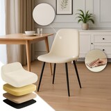 thumbnail of Set di 4 sedie da pranzo Maryam crema/Velluto