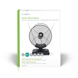 thumbnail of Antenne Hdtv D'intérieur  0 - 25 Km  Gain De 30 - 36 Db  Fm/vhf/uhf  Noire Usage Non Intensif Nedis