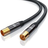 thumbnail of Primewire HDTV Antennenkabel mit 4-fach Schirmung IEC-Stecker zu RF-Buchse / 75 Ohm / 135dB - 15 m