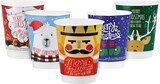 thumbnail of 50x Pappbecher Heißgetränkebecher doppelwandig WEIHNACHTSMIX 200ml (max 270ml)