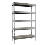 thumbnail of SimonRack Industrieregal, 2500x1200x750 mm, 600 kg am Biegepunkt, 5 Holzböden, Garagenregal, Verzinkt/Holz- Simonforte