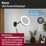 thumbnail of Paulmann Miroir cosmétique LED Masua  IP44  White Switch 55lm 230V 4W  Noir mat 71149