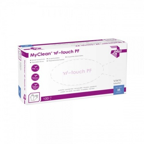 MaiMed® Untersuchungshandschuhe – vi–touch PF - Vinyl : Gr. Large