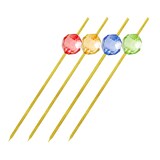 thumbnail of 200x Fingerfood-Spieße aus Bambus PERLE 120 mm stabil und splitterfrei
