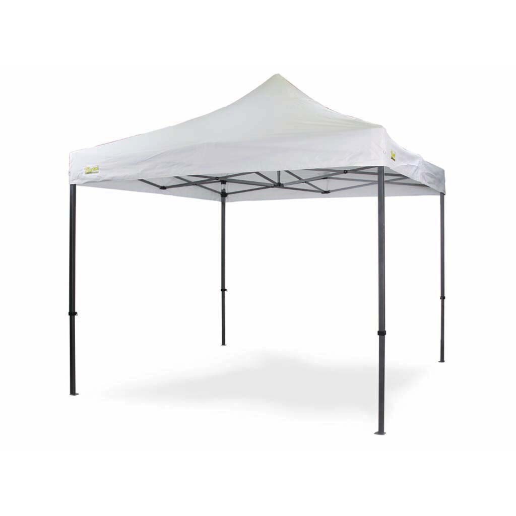 Gazebo richiudibile professionale impermeabile 3 x 3 Bianco ricoperto in PVC