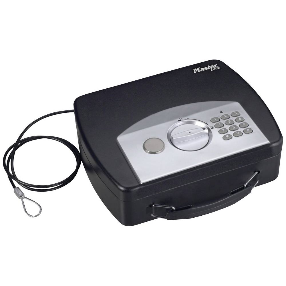 Master Lock P40020 Dokumentenkassette (B x H x T) 74 x 254 x 201 mm Schwarz