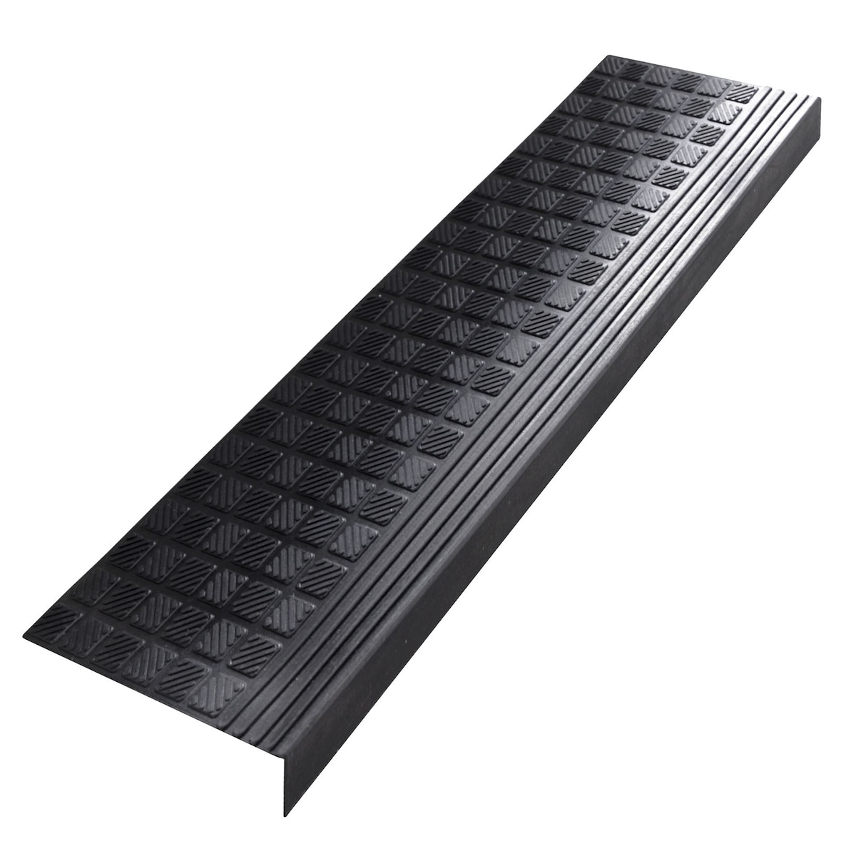 Gummi Stufenmatte "Diamond" - Antirutschmatte für außen / 25 x 65 cm