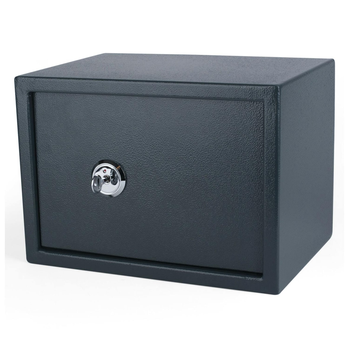 Tresor Safe 35x25x25cm mit Schlüssel-Schloss für  Tisch/Wandmontage