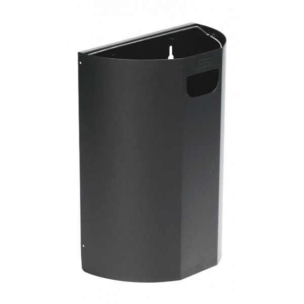 Probbax - Collecteur mural demi-lune 40L - Anthracite - WM-3041-DGRY