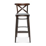 thumbnail of FAMEG Designer Premium Barhocker | BST-8810/2 | Mit Rückenlehne | Buchenholz