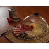 thumbnail of Spätzle-Set Garhaube Spätzlehobel Dampfgaren Mikrowellen Abdeckhaube Käseglocke