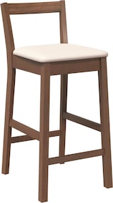 thumbnail of vidaXL Barhocker mit Kissen 2 Stk. Braun Massivholz Gummibaum