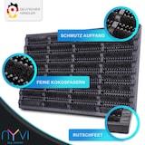 thumbnail of NYVI Outdoor Fußmatte KokosGUARD 45x75 cm Schwarz - Wetterfest, Rutschfest, Robust - Fußabtreter mit Kokosbürsten - Schmutzfangmatte für Außen & Innen