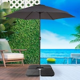 thumbnail of Aktive Garden Soporte parasol rellenable cuadrado 4 piezas