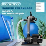thumbnail of MONZANA® Sandfilteranlage 10.200L/h inklusive Wassertester