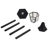 thumbnail of Outsunny Farola Solar Exterior 6 LEDS Autonomía 6-8 Horas Encendido Automático Ф26,5x177cm