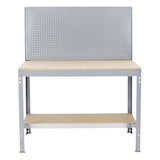 thumbnail of PROREGAL Proregal Werkbank Quick-Buffalo mit Werkzeugwand | HxBxT 84x120x61cm | Traglast 600kg | Grau | Holzplatte