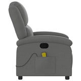thumbnail of vidaXL Massagesessel Dunkelgrau Stoff
