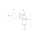 thumbnail of Grande lampe lanterne à suspension Sovil E27