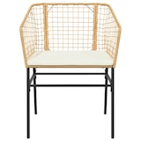 thumbnail of vidaXL 9-tlg. Garten-Essgruppe mit Kissen Braun Poly Rattan Glas