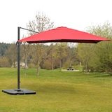 thumbnail of Sonnenschirmständer HWC-F78, Ampelschirmständer Marktschirmständer für Bodenkreuz, befüllbar 100kg