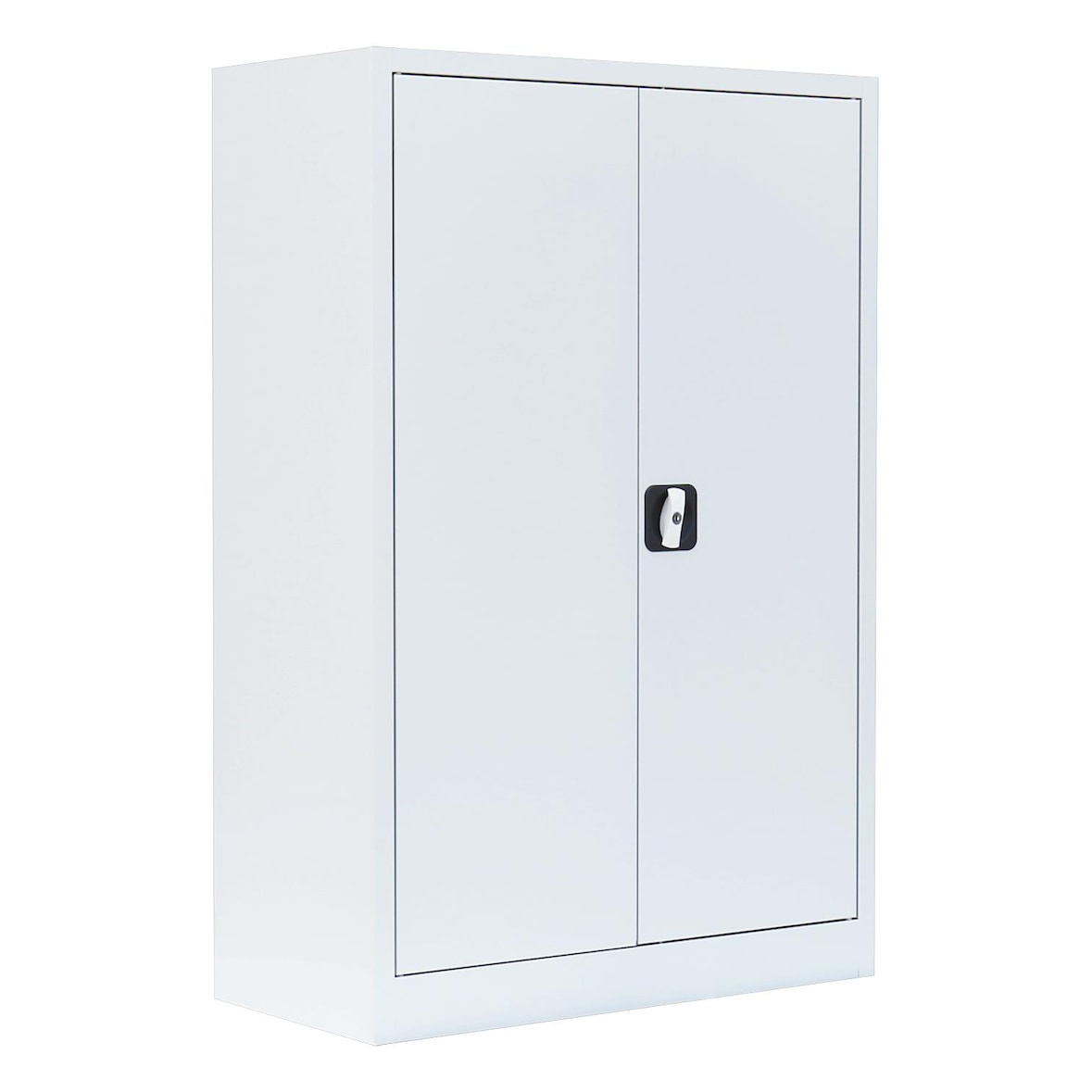 Stahl-Aktenschrank Metallschrank abschließbar Werkzeugschrank 120 x 92,5 x 42,2cm Weiß 530327