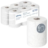 thumbnail of Essuie-mains roulés Kleenex Ultra Slimroll 6781 - Essuie-mains roulés 2 épaisseurs - 6 x rouleaux d'essuie-mains en papier blanc de 100 m