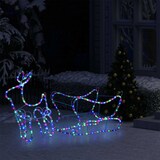 thumbnail of Weihnachtsdekoration Rentiere und Schlitten Outdoor 252 LEDs