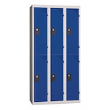 thumbnail of Vestiaires 2 cases x 3 colonnes - En kit - Bleu - Largeur 90cm PROVOST