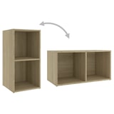 thumbnail of vidaXL TV-Schränke 2 Stk. Sonoma-Eiche 72x35x36,5 cm Holzwerkstoff