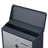 thumbnail of Helloshop26 - Boite aux lettres design porte-journaux design boîte postale murale gris 16_0000110