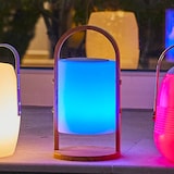 thumbnail of Lumisky Lampe enceinte bluetooth multicolore WOODY PLAY H37cm Bois Bois