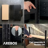 thumbnail of Set di 2 scaffalature per carichi pesanti Scaffalature per officina Nero