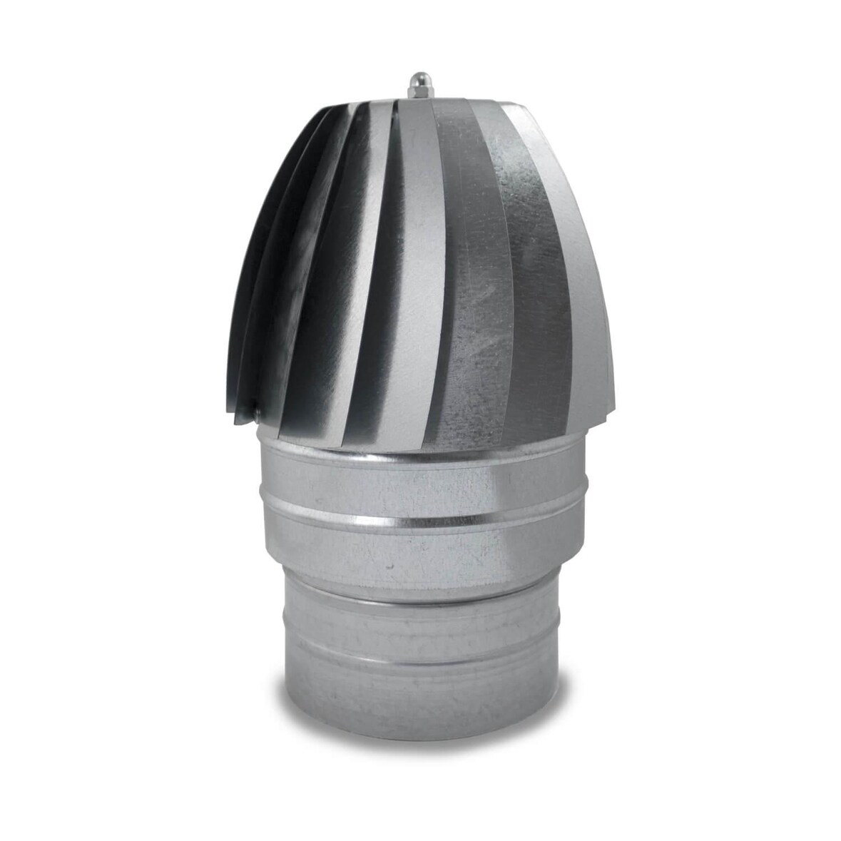 CAEXVEN Sombrerete Aspirador de 125 mm de diámetro  en Acero Galvanizado - Serie Lisa y Helicoidal