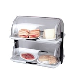 thumbnail of Expositor de productos profesional Doble. Vitrina transparente para alimentación.