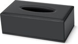 thumbnail of Taschentuchbox SWEEP Kunstleder Schwarz B25,2 x T13,7 x H8,5 cm