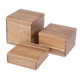 thumbnail of Acacia verlengstukken H50/100/150 mm Set van 3