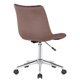 thumbnail of Cadeira de escritório Medford veludo marrom